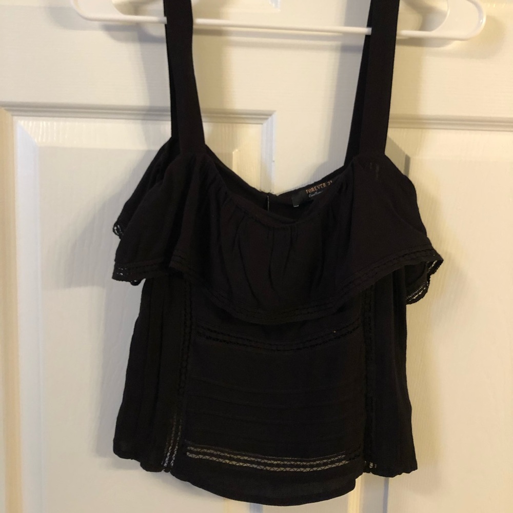 black Forever 21 tank top. BRAND NEW W/ TAGS
